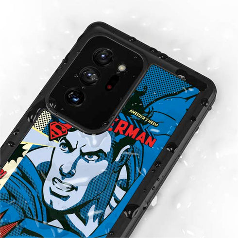 DC Comics Superman America's Hero Galaxy Note20 Ultra 5G Waterproof Case